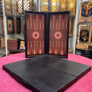 تخته نرد چرمی و ام دی اف