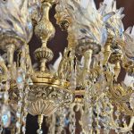 لوستر ۱۵ شعله ترکیبی برنز عاشری شعبه اشراق