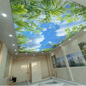 اجرای آسمان مجازی، سقف کشسان، کناف و رابیتس در تبریز
