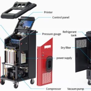 دستگاه شارژ کولر لانچ مدل AC519 – ابزار تخصصی شارژ گاز کولر
