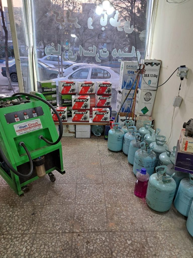 شارژ گاز کولر و شستشوی رادیاتور بخاری خودرو در تبریز
