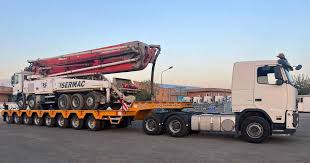 حمل ماشین‌آلات سنگین با کمرشکن – آماده اعزام فوری در شیراز و استان فارس