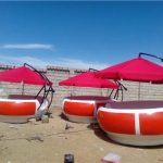 قایق موتوری گرد دوناتی هشت نفره فایبرگلاس زرین کار