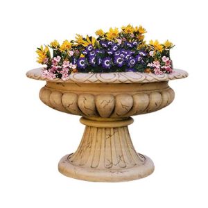 گلدان پایه دار و طرح جام فایبرگلاس