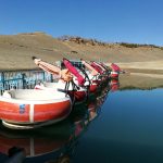 قایق موتوری گرد دوناتی هشت نفره فایبرگلاس زرین کار