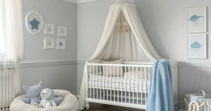 سرویس خواب نوزادی آپادانا دکور؛ فضایی امن، شیک و آرامش‌بخش برای شروع زندگی