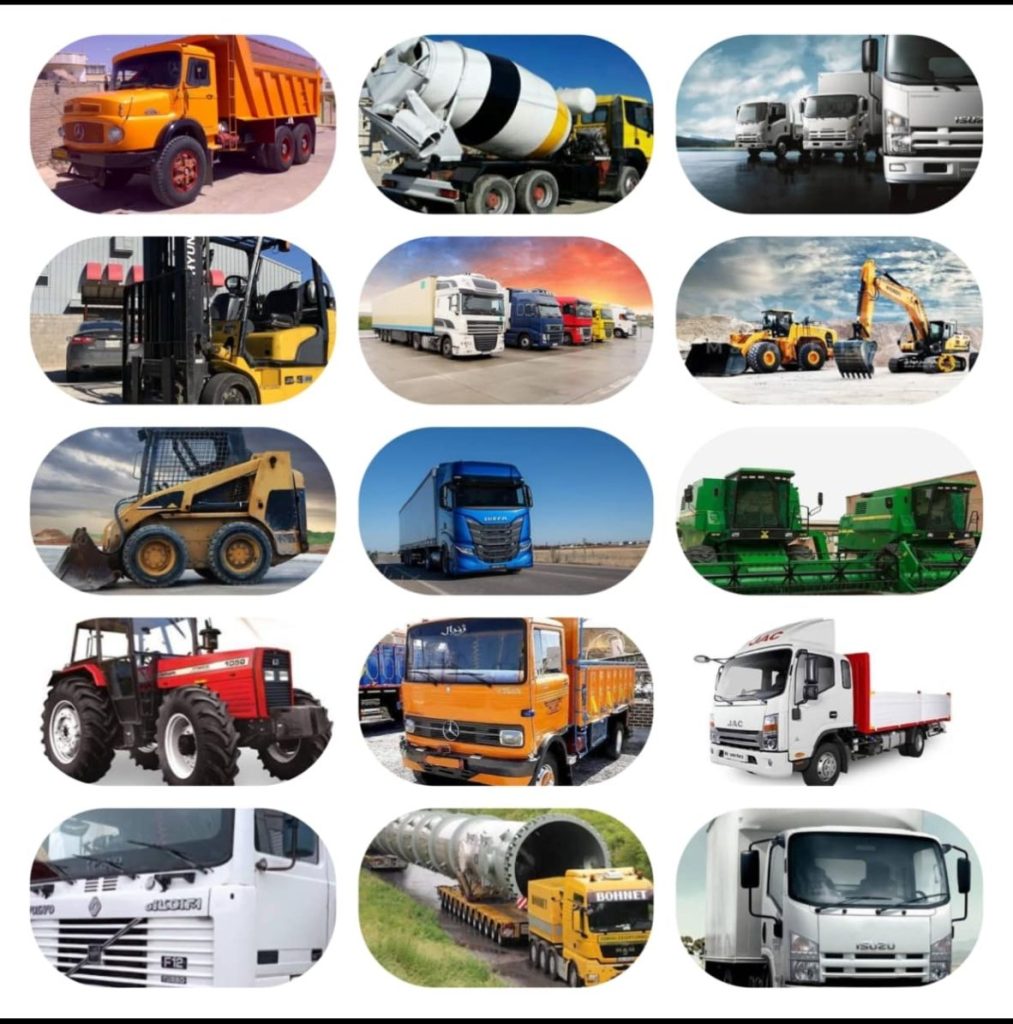 فروش انواع ماشین سنگین جاده ای راه سازی کشاورزی معدن