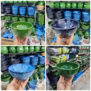 کاسه آبگوشت‌خوری سفالی (سفال دیزی پتوس ورمی ناز)