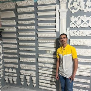 گچبری گچبری سقف ساده و شیک گچبری پیش ساخته کلاسیک قاب بندی دیوار