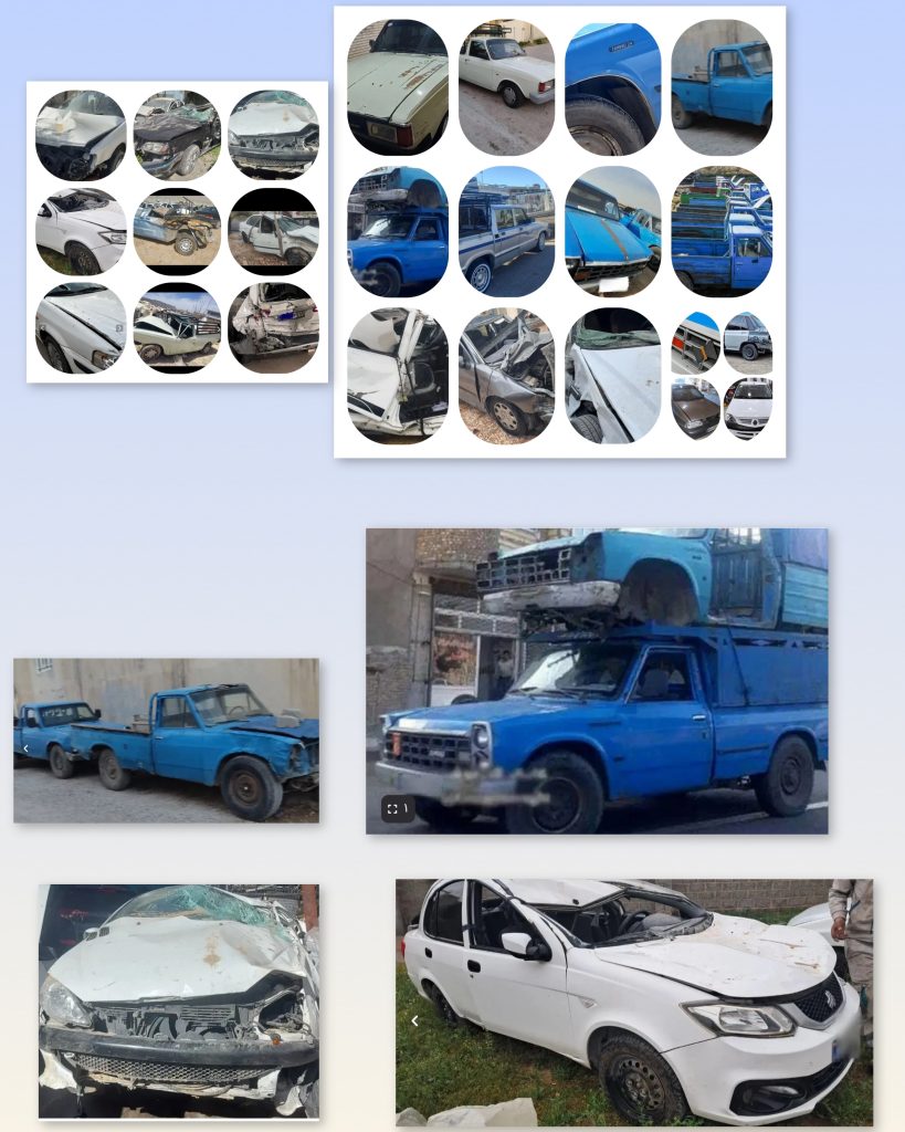 پذیرش انواع خودرو اسقاطی تصادفی و سوخته