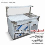 فروش تاپینگ پیتزا؛ استیل، مقاوم و مناسب کار حرفه‌ای